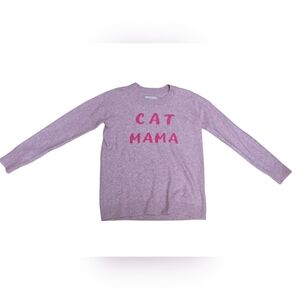 LOFT Soft Pink "Cat Mama" Sweater